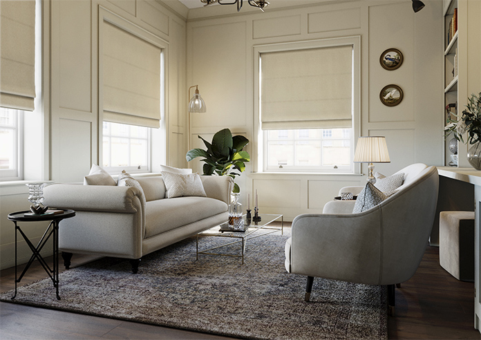 Harris, Light Khaki - Roman Blind - Image 6